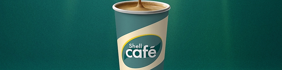 Shell Café coffee mug